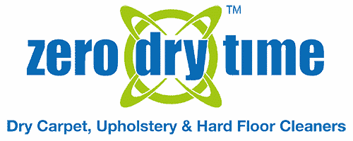 Zero dry time dry carpet upholstery and hard floor cleaners.