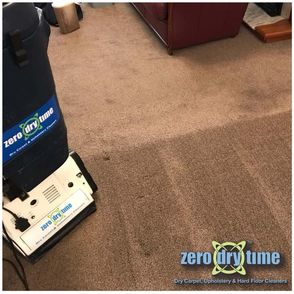 Professional dry carpet cleaning by Zero Dry Time Farnham